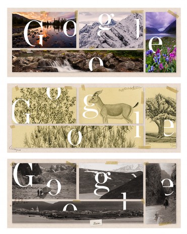 Doodle de Google. 18 de agosto del 2015. Bocetos